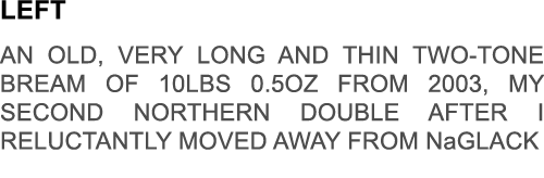 Left An old, very long and thin two-tone bream of 10lbs 0.5oz from 2003, my second northern double after i reluctantl...