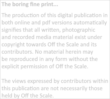 The boring fine print... The production of this digital publication in both online and pdf versions automatically sig...