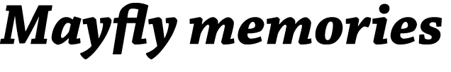 Mayfly memories