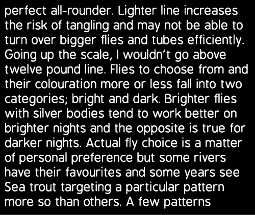 perfect all-rounder. Lighter line increases the risk of tangling and may not be able to turn over bigger flies and tu...