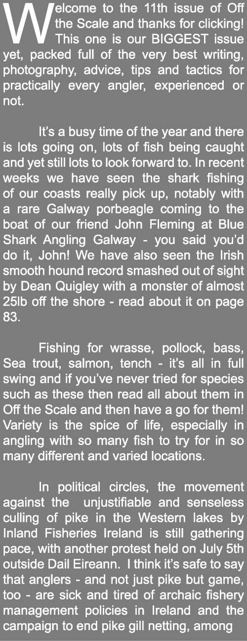 Welcome to the 11th issue of Off the Scale and thanks for clicking! This one is our biggest issue yet, packed full of...