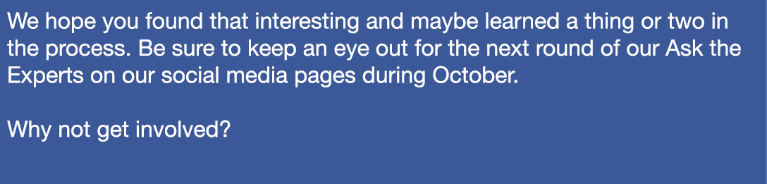 We hope you found that interesting and maybe learned a thing or two in the process. Be sure to keep an eye out for th...