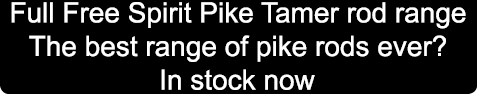 Full Free Spirit Pike Tamer rod range The best range of pike rods ever? In stock now