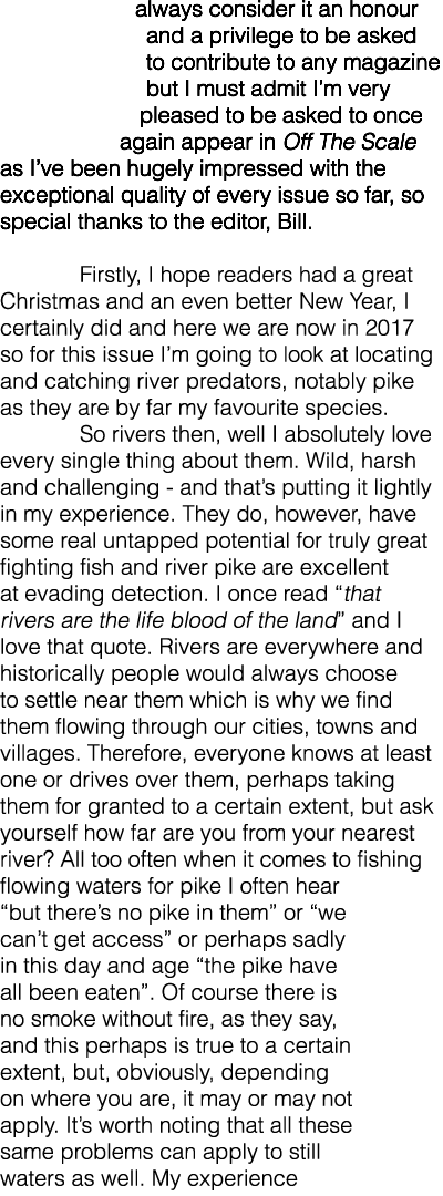 always consider it an honour and a privilege to be asked to contribute to any magazine but I must admit I’m very plea...