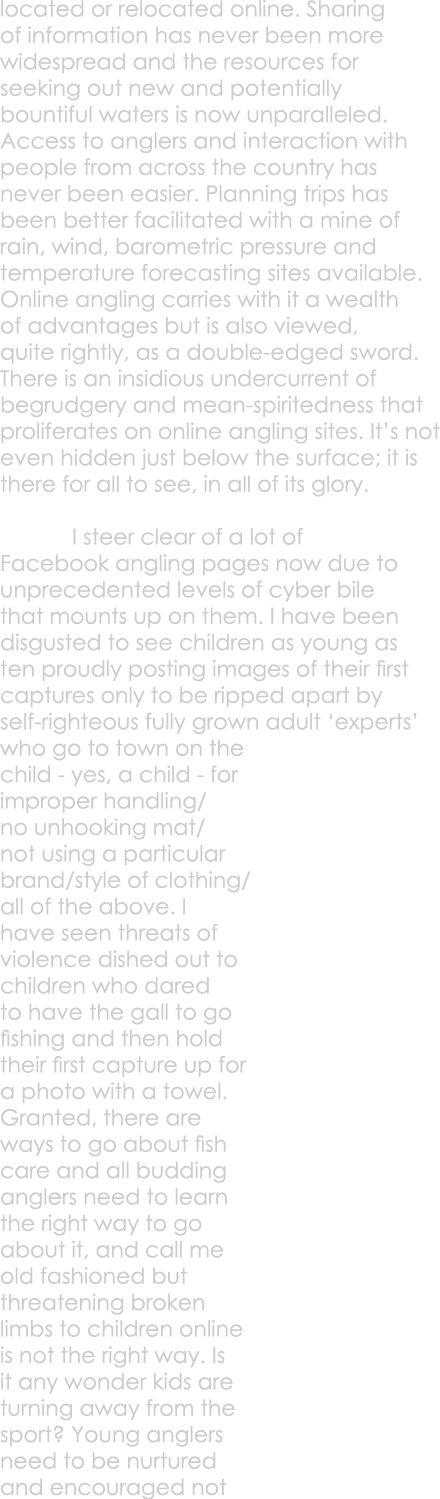 located or relocated online. Sharing of information has never been more widespread and the resources for seeking out ...