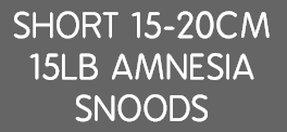 Short 15-20cm 15lb amnesia snoods
