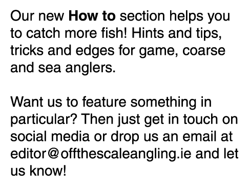 Our new How to section helps you to catch more fish! Hints and tips, tricks and edges for game, coarse and sea angler...