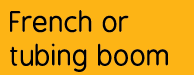 French or tubing boom