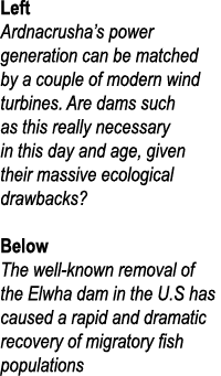 Left Ardnacrusha’s power generation can be matched by a couple of modern wind turbines. Are dams such as this really ...