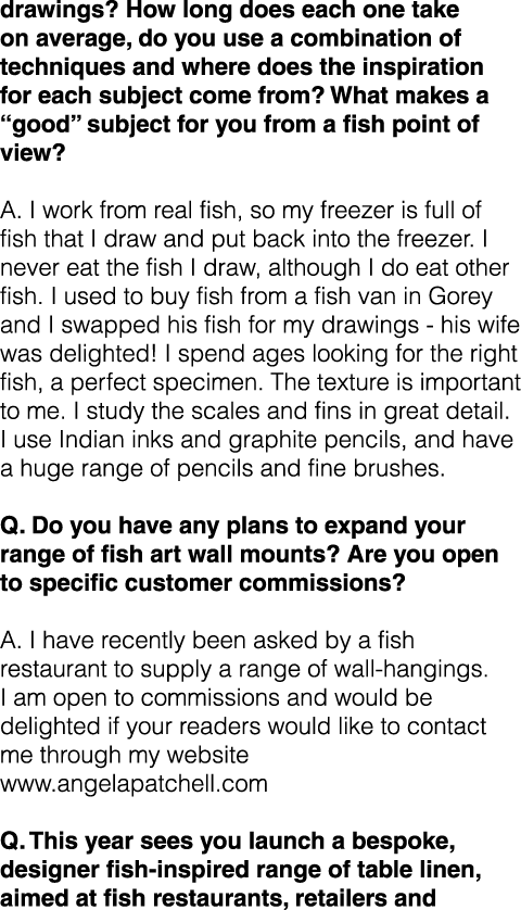 drawings? How long does each one take on average, do you use a combination of techniques and where does the inspirati...