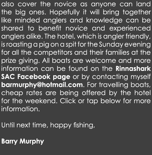 also cover the novice as anyone can land the big ones. Hopefully it will bring together like minded anglers and knowl...