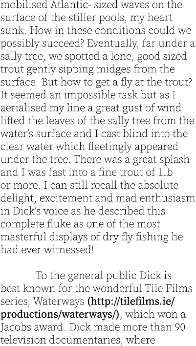 mobilised Atlantic- sized waves on the surface of the stiller pools, my heart sunk. How in these conditions could we ...