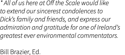 * All of us here at Off the Scale would like to extend our sincerest condolences to Dick’s family and friends, and ex...