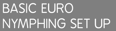 basic Euro nymphing set up