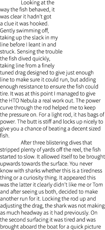  Looking at the way the fish behaved, it was clear it hadn’t got a clue it was hooked. Gently swimming off, taking up...