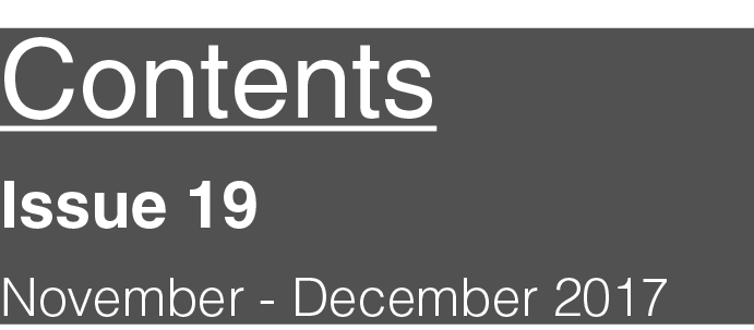 Contents  Issue 19  November - December 2017