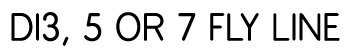 Di3, 5 or 7 fly line