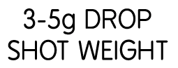 3-5g drop shot weight