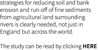 strategies for reducing soil and bank erosion and run-off of fine sediments from agricultural land surrounding rivers...