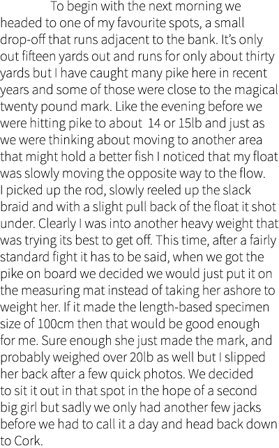  To begin with the next morning we headed to one of my favourite spots, a small drop-off that runs adjacent to the ba...