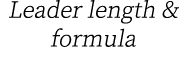 Leader length & formula