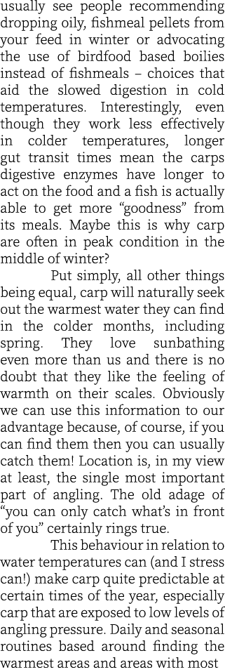 usually see people recommending dropping oily, fishmeal pellets from your feed in winter or advocating the use of bir...