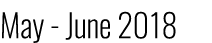 May - June 2018