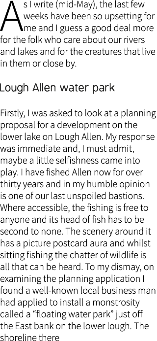 As I write (mid-May), the last few weeks have been so upsetting for me and I guess a good deal more for the folk who ...