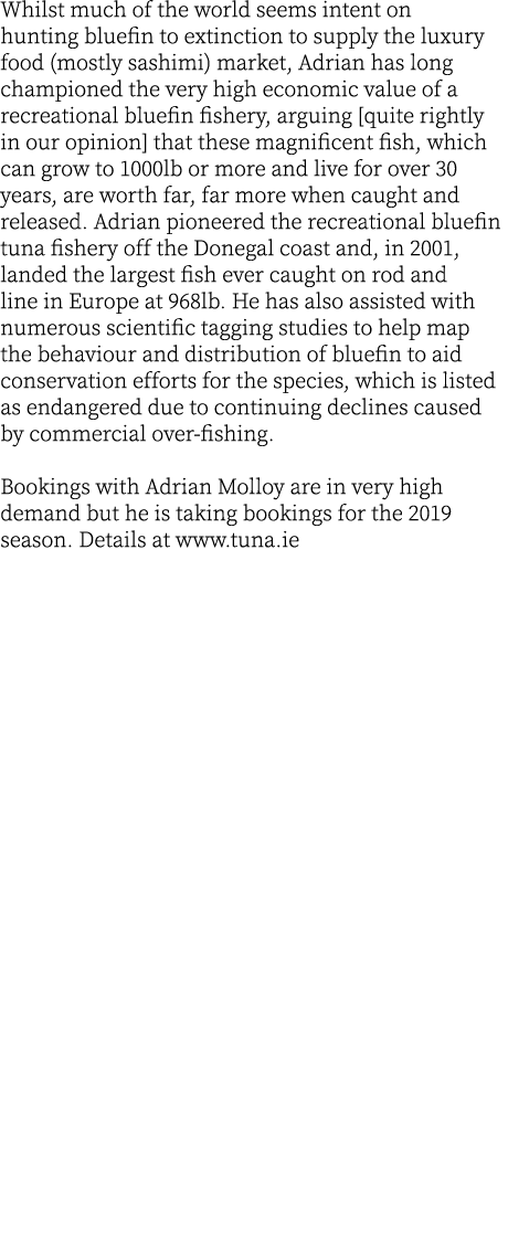 Whilst much of the world seems intent on hunting bluefin to extinction to supply the luxury food (mostly sashimi) mar...