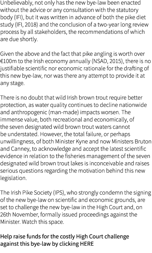 Unbelievably, not only has the new bye-law been enacted without the advice or any consultation with the statutory bod...