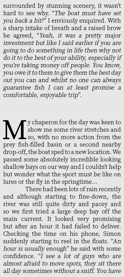 surrounded by stunning scenery, it wasn’t hard to see why. “The boat must have set you back a bit?” I enviously enqui...