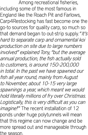  Among recreational fisheries, including some of the most famous in England like the Roach Pit and Farlows, Carp4Rest...