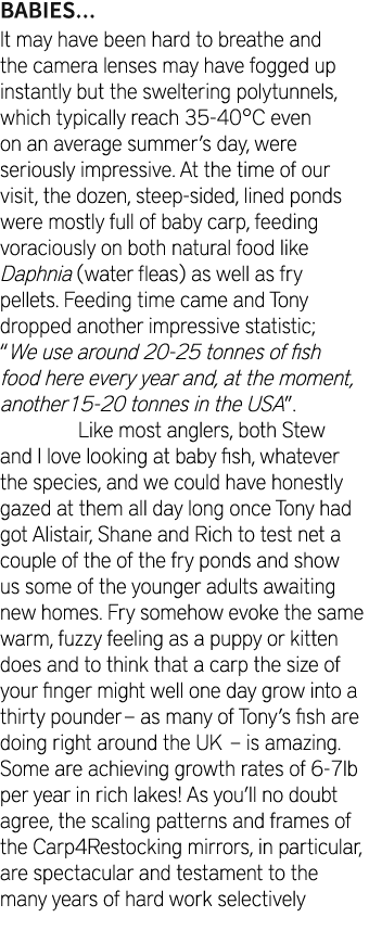 Babies... It may have been hard to breathe and the camera lenses may have fogged up instantly but the sweltering poly...