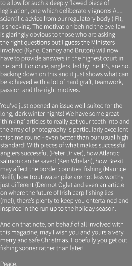 to allow for such a deeply flawed piece of legislation, one which deliberately ignores ALL scientific advice from our...