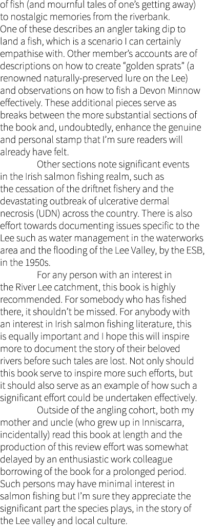 of fish (and mournful tales of one’s getting away) to nostalgic memories from the riverbank. One of these describes a...