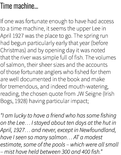 Time machine... If one was fortunate enough to have had access to a time machine, it seems the upper Lee in April 192...