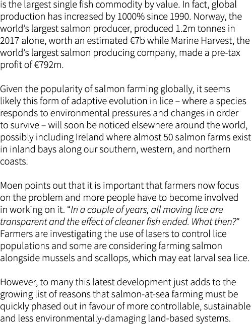 is the largest single fish commodity by value. In fact, global production has increased by 1000% since 1990. Norway, ...