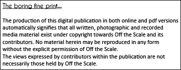 The boring fine print... The production of this digital publication in both online and pdf versions automatically sig...