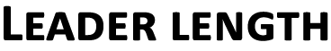 Leader length