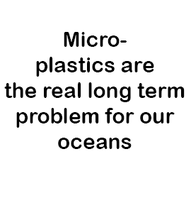  Micro-plastics are the real long term problem for our oceans