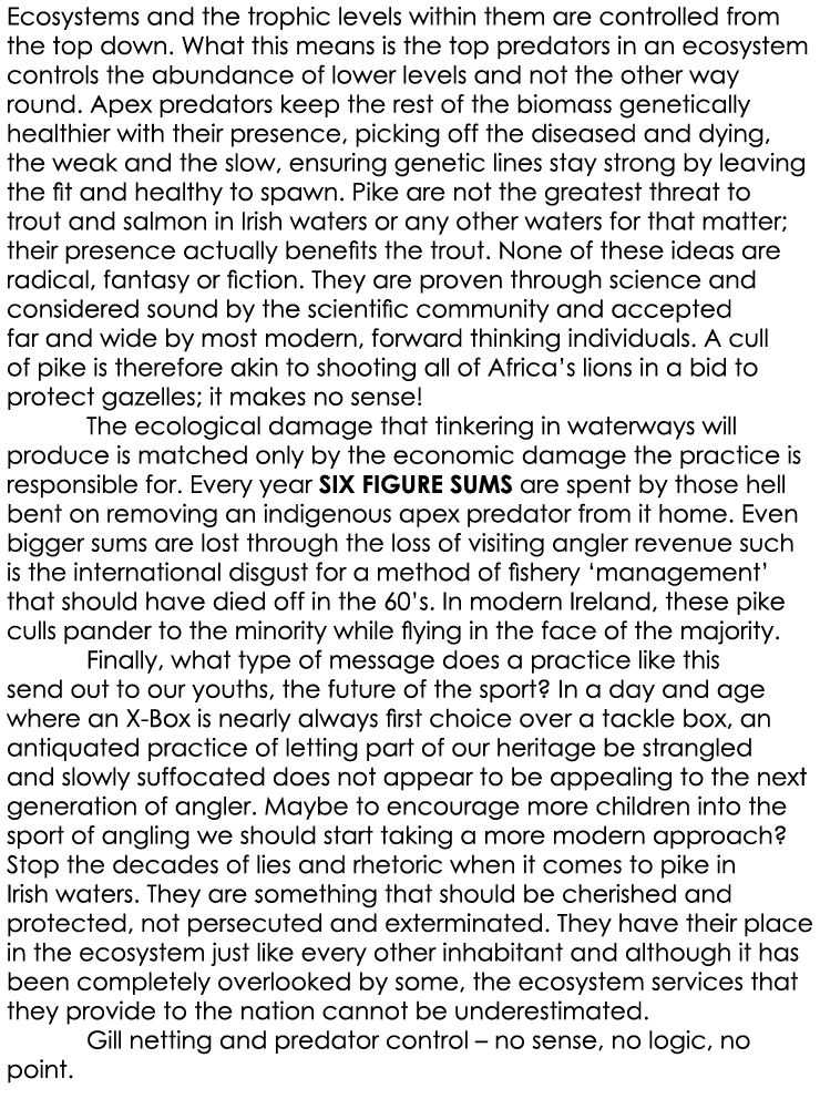 Ecosystems and the trophic levels within them are controlled from the top down. What this means is the top predators ...