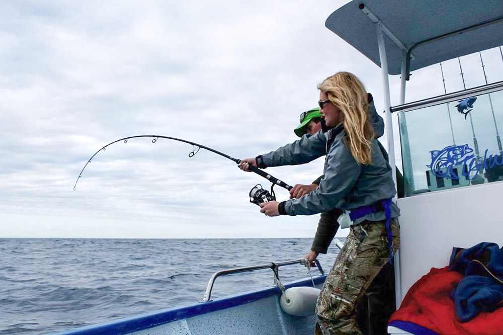 Marina Gibson fishing